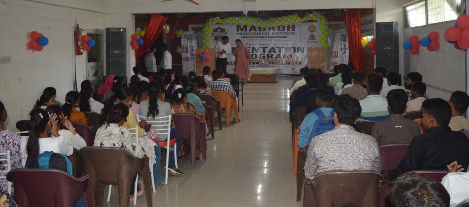 Induction program welcoming new students